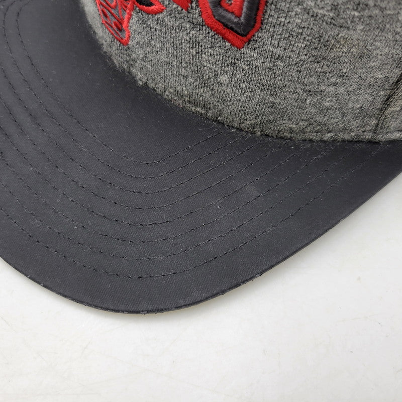 【中古品】【メンズ/レディース】 MITCHELL&NESS ミッチェル&ネス CHICAGO BULLS SNAPBACK CAP シカゴ ブルズ スナップバック キャップ 帽子 185-260920-as-16-izu サイズ：F カラー：グレー×ブラック 万代Net店