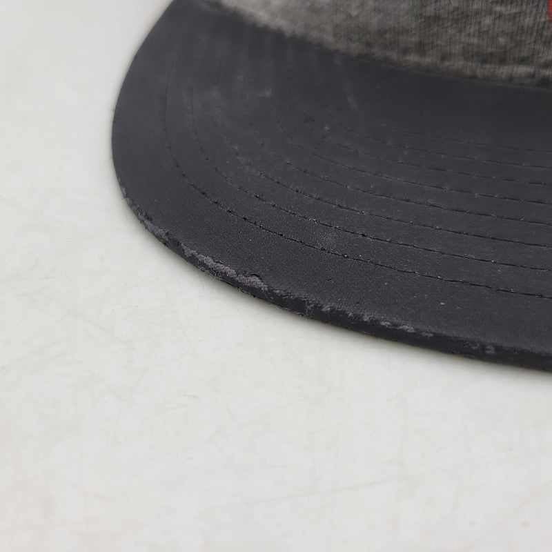 【中古品】【メンズ/レディース】 MITCHELL&NESS ミッチェル&ネス CHICAGO BULLS SNAPBACK CAP シカゴ ブルズ スナップバック キャップ 帽子 185-260920-as-16-izu サイズ：F カラー：グレー×ブラック 万代Net店