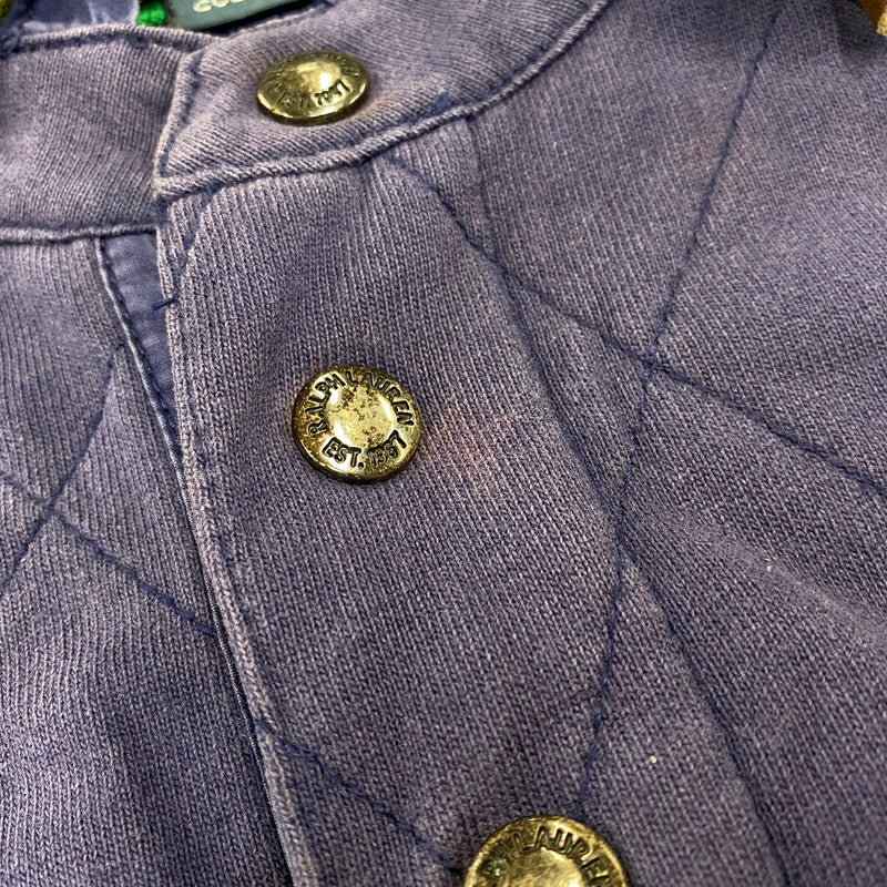 【中古品】【メンズ】 POLO BY RALPH LAUREN 90S CUSTOM FIT2-TONE SWEAT ANORAK PARKA カスタム フィット ツートーン スウェット アノラック パーカー トップス 長袖 146-260923-cs-13-izu サイズ：S カラー：ネイビー×イエロー 万代Net店