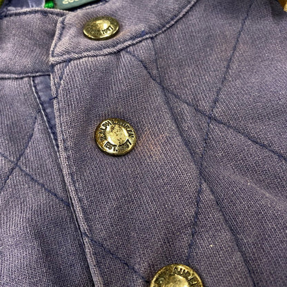 【中古品】【メンズ】 POLO BY RALPH LAUREN 90S CUSTOM FIT2-TONE SWEAT ANORAK PARKA カスタム フィット ツートーン スウェット アノラック パーカー トップス 長袖 146-260923-cs-13-izu サイズ：S カラー：ネイビー×イエロー 万代Net店