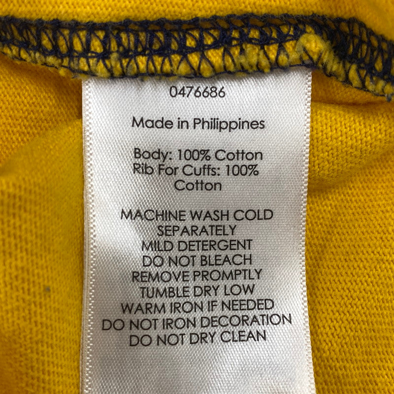 【中古品】【メンズ】 POLO BY RALPH LAUREN 90S CUSTOM FIT2-TONE SWEAT ANORAK PARKA カスタム フィット ツートーン スウェット アノラック パーカー トップス 長袖 146-260923-cs-13-izu サイズ：S カラー：ネイビー×イエロー 万代Net店