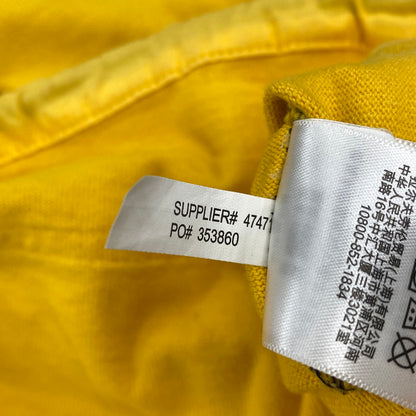 【中古品】【メンズ】 POLO BY RALPH LAUREN 90S CUSTOM FIT2-TONE SWEAT ANORAK PARKA カスタム フィット ツートーン スウェット アノラック パーカー トップス 長袖 146-260923-cs-13-izu サイズ：S カラー：ネイビー×イエロー 万代Net店