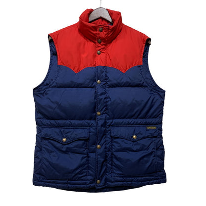 【中古品】【メンズ】 RALPH LAUREN ラルフローレン OUTDOOR TRADING アウトドア トレーディング 7186037WRBV DOWN VEST ダウン ベスト アウター 147-260922-ya-06-izu サイズ：S カラー：ネイビー×レッド 万代Net店