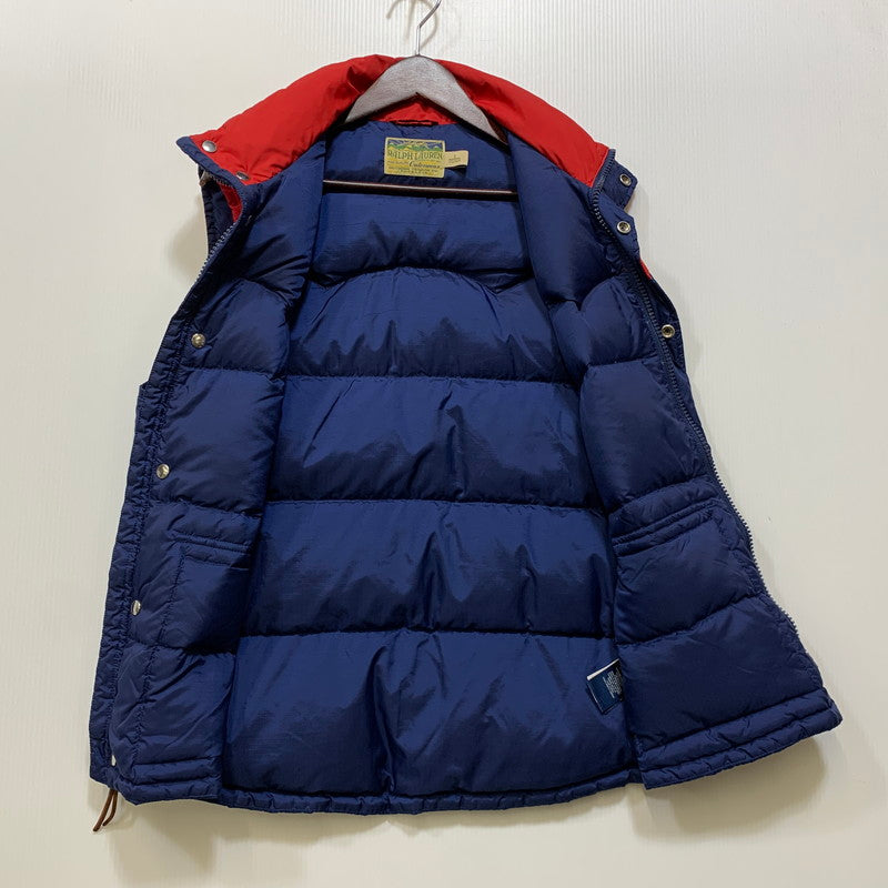【中古品】【メンズ】 RALPH LAUREN ラルフローレン OUTDOOR TRADING アウトドア トレーディング 7186037WRBV DOWN VEST ダウン ベスト アウター 147-260922-ya-06-izu サイズ：S カラー：ネイビー×レッド 万代Net店