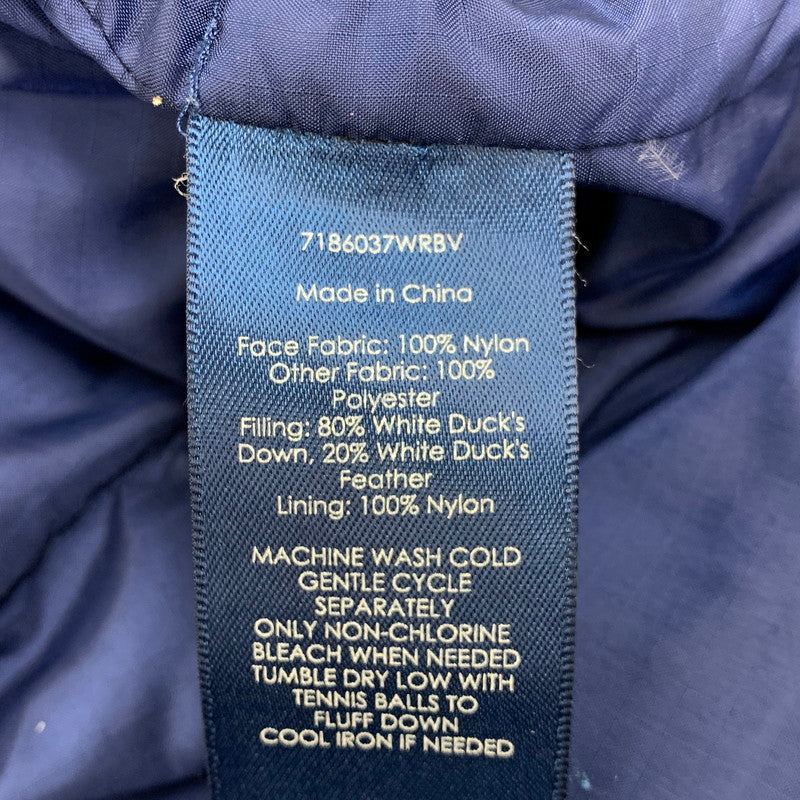 【中古品】【メンズ】 RALPH LAUREN ラルフローレン OUTDOOR TRADING アウトドア トレーディング 7186037WRBV DOWN VEST ダウン ベスト アウター 147-260922-ya-06-izu サイズ：S カラー：ネイビー×レッド 万代Net店