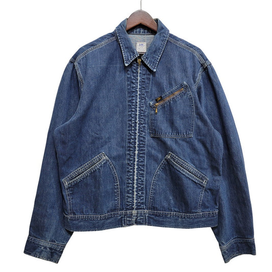 【中古品】【メンズ】 LEE リー USA製 TALON ZIP 91-B JELT DENIM JACKET ジェルト デニム ジャケット アウター 146-261017-kh-06-izu サイズ：44 カラー：インディゴ 万代Net店