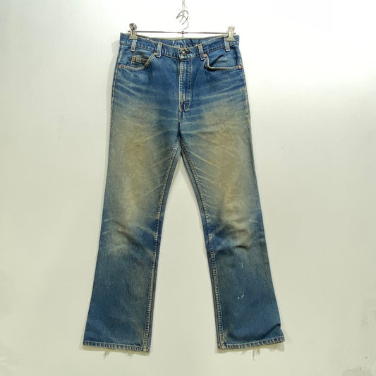 【中古品】【メンズ】 LEVI'S リーバイス 20517-0217 刻印575 USA製 80S 517 BOOT CUT DENM PANTS ブーツカット デニム パンツ ズボン ボトムス 157-260915-ya-12-izu サイズ：35×32 カラー：インディゴ 万代Net店