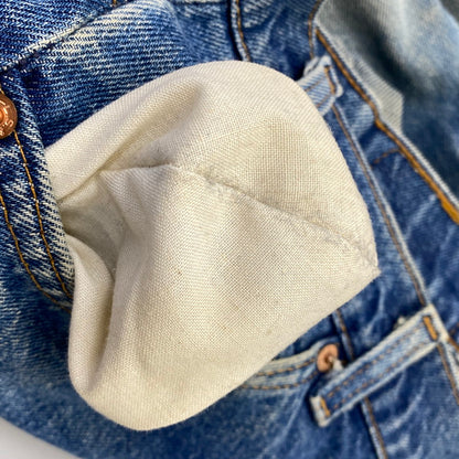 【中古品】【メンズ】 LEVI'S リーバイス 20517-0217 刻印575 USA製 80S 517 BOOT CUT DENM PANTS ブーツカット デニム パンツ ズボン ボトムス 157-260915-ya-12-izu サイズ：35×32 カラー：インディゴ 万代Net店