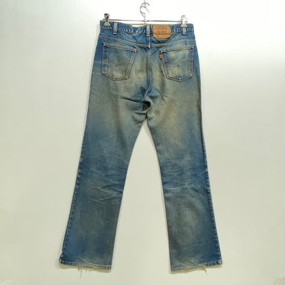 【中古品】【メンズ】 LEVI'S リーバイス 20517-0217 刻印575 USA製 80S 517 BOOT CUT DENM PANTS ブーツカット デニム パンツ ズボン ボトムス 157-260915-ya-12-izu サイズ：35×32 カラー：インディゴ 万代Net店