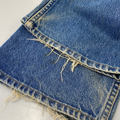 【中古品】【メンズ】 LEVI'S リーバイス 20517-0217 刻印575 USA製 80S 517 BOOT CUT DENM PANTS ブーツカット デニム パンツ ズボン ボトムス 157-260915-ya-12-izu サイズ：35×32 カラー：インディゴ 万代Net店