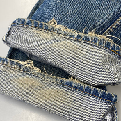 【中古品】【メンズ】 LEVI'S リーバイス 20517-0217 刻印575 USA製 80S 517 BOOT CUT DENM PANTS ブーツカット デニム パンツ ズボン ボトムス 157-260915-ya-12-izu サイズ：35×32 カラー：インディゴ 万代Net店