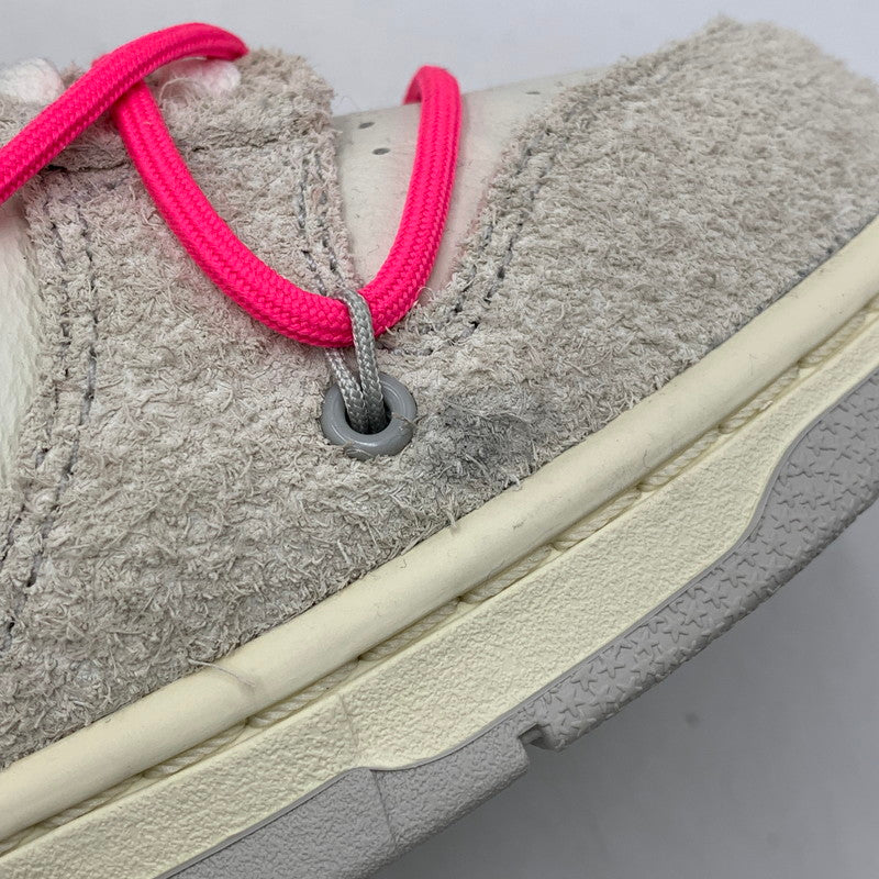 【中古品】【メンズ/レディース】 NIKE ナイキ× OFF-WHITE オフホワイト DJ0950-117 DUNK LOW ダンク ロー スニーカー シューズ 靴 160-260915-cs-16-izu サイズ：25.5cm カラー：SAIL/NEUTRAL GREY-HYPER PINK 万代Net店