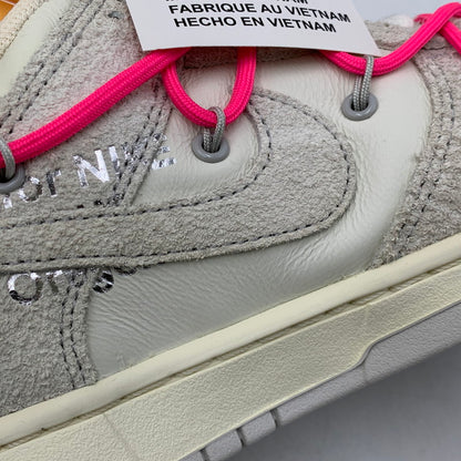 【中古品】【メンズ/レディース】 NIKE ナイキ× OFF-WHITE オフホワイト DJ0950-117 DUNK LOW ダンク ロー スニーカー シューズ 靴 160-260915-cs-16-izu サイズ：25.5cm カラー：SAIL/NEUTRAL GREY-HYPER PINK 万代Net店