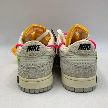 【中古品】【メンズ/レディース】 NIKE ナイキ× OFF-WHITE オフホワイト DJ0950-117 DUNK LOW ダンク ロー スニーカー シューズ 靴 160-260915-cs-16-izu サイズ：25.5cm カラー：SAIL/NEUTRAL GREY-HYPER PINK 万代Net店