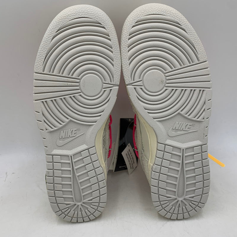 【中古品】【メンズ/レディース】 NIKE ナイキ× OFF-WHITE オフホワイト DJ0950-117 DUNK LOW ダンク ロー スニーカー シューズ 靴 160-260915-cs-16-izu サイズ：25.5cm カラー：SAIL/NEUTRAL GREY-HYPER PINK 万代Net店