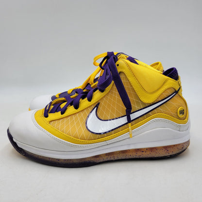 【中古品】【メンズ/レディース】 NIKE ナイキ LEBRON 7 QS CW2300-500 レブロン 7 スニーカー 靴 160-260921-as-21-izu サイズ：25.5m カラー：COURT PURPLE/WHITE-AMARILLO 万代Net店