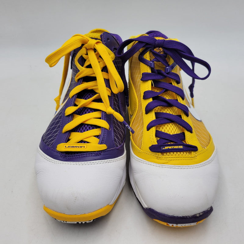 【中古品】【メンズ/レディース】 NIKE ナイキ LEBRON 7 QS CW2300-500 レブロン 7 スニーカー 靴 160-260921-as-21-izu サイズ：25.5m カラー：COURT PURPLE/WHITE-AMARILLO 万代Net店