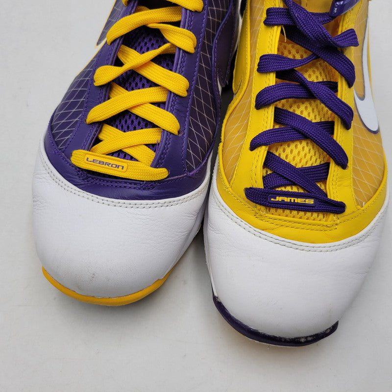 【中古品】【メンズ/レディース】 NIKE ナイキ LEBRON 7 QS CW2300-500 レブロン 7 スニーカー 靴 160-260921-as-21-izu サイズ：25.5m カラー：COURT PURPLE/WHITE-AMARILLO 万代Net店