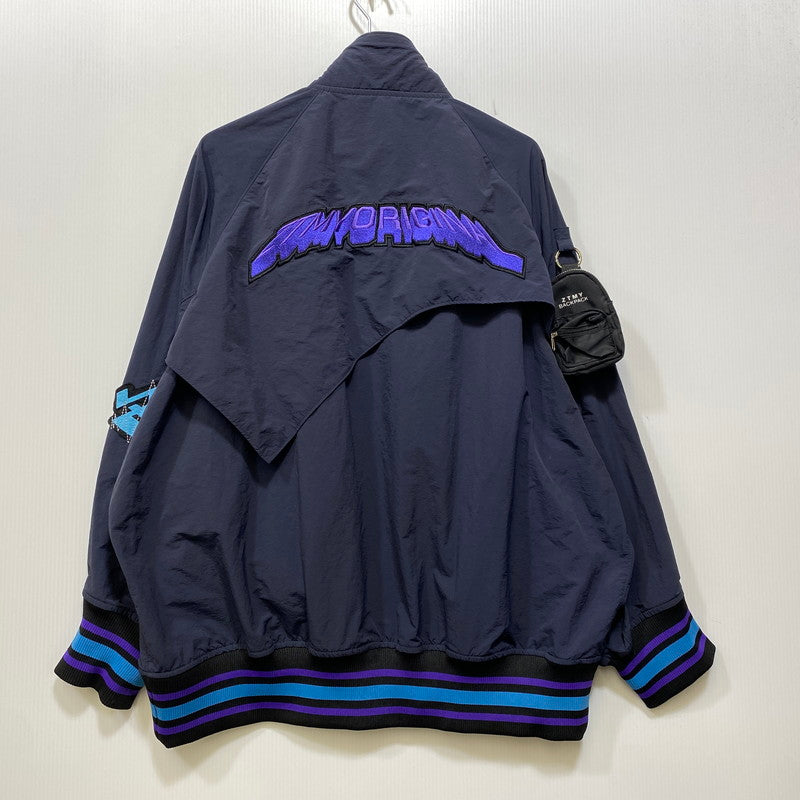 【中古品】【メンズ】 ZUTOMAYO ずとまよ テクノプア VARSITY JACKET バーシティ ジャケット アウター 147-260923-cs-14-izu サイズ：L カラー：ネイビー 万代Net店