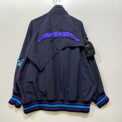 【中古品】【メンズ】 ZUTOMAYO ずとまよ テクノプア VARSITY JACKET バーシティ ジャケット アウター 147-260923-cs-14-izu サイズ：L カラー：ネイビー 万代Net店