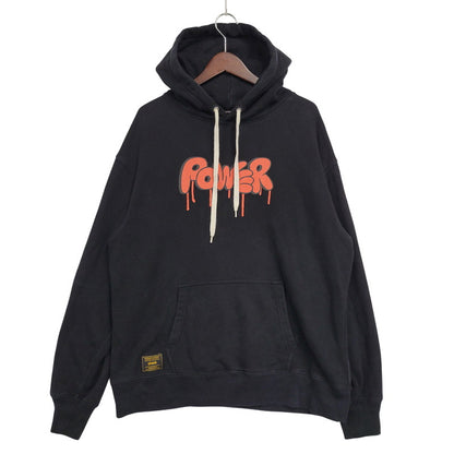 【中古品】【メンズ】 GLAMB グラム×チェーンソーマン POWER HOODIE パワー フーディー トップス 長袖 142-260916-ya-04-izu サイズ：L カラー：ブラック 万代Net店