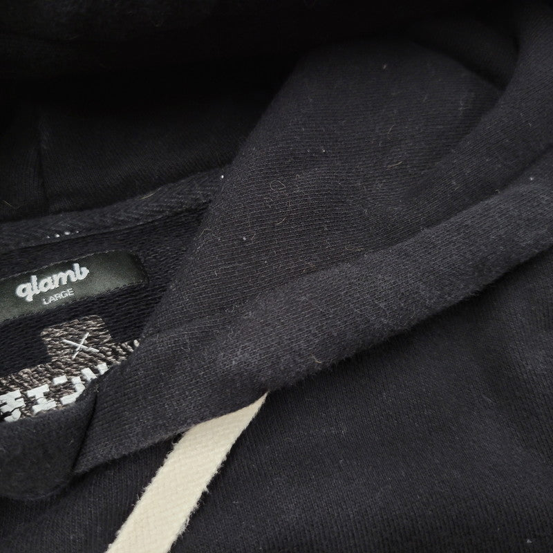 【中古品】【メンズ】 GLAMB グラム×チェーンソーマン POWER HOODIE パワー フーディー トップス 長袖 142-260916-ya-04-izu サイズ：L カラー：ブラック 万代Net店