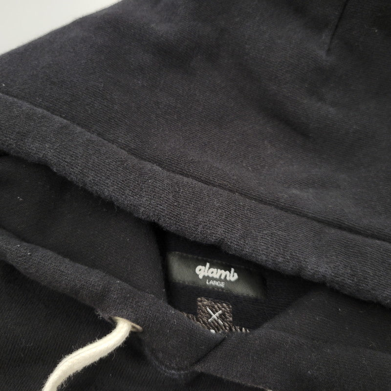 【中古品】【メンズ】 GLAMB グラム×チェーンソーマン POWER HOODIE パワー フーディー トップス 長袖 142-260916-ya-04-izu サイズ：L カラー：ブラック 万代Net店