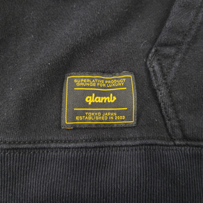 【中古品】【メンズ】 GLAMB グラム×チェーンソーマン POWER HOODIE パワー フーディー トップス 長袖 142-260916-ya-04-izu サイズ：L カラー：ブラック 万代Net店