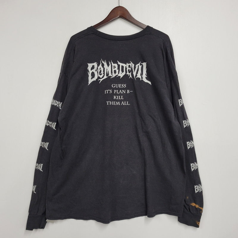 【中古品】【メンズ】 GLAMB グラム×チェーンソーマン BOMB DEVIL ボム デビル LS TEE ロングスリーブ Tシャツ トップス 長袖 142-260916-ya-01-izu サイズ：L カラー：ブラック 万代Net店