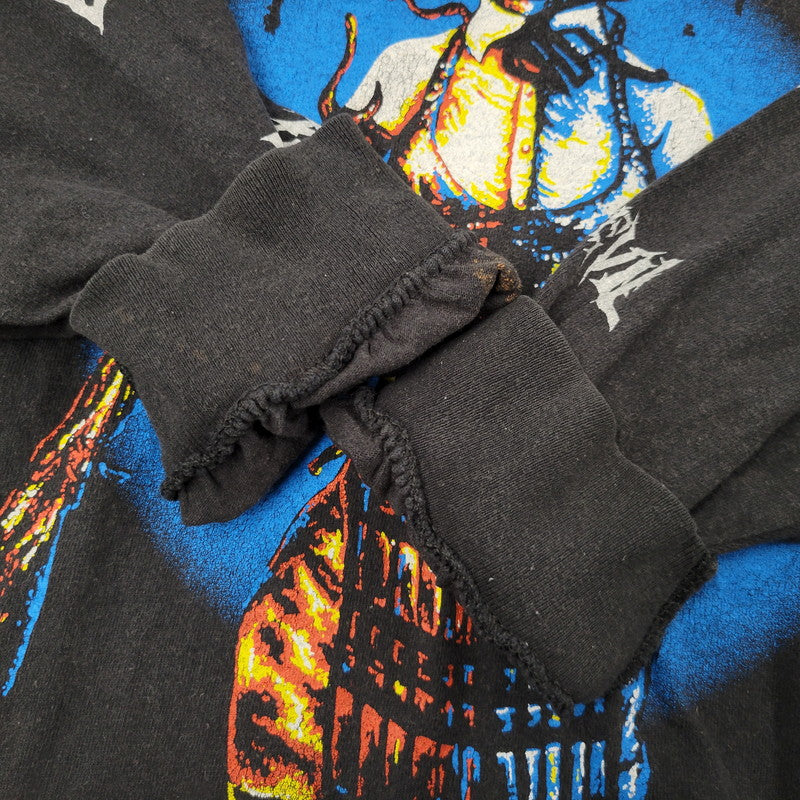 【中古品】【メンズ】 GLAMB グラム×チェーンソーマン BOMB DEVIL ボム デビル LS TEE ロングスリーブ Tシャツ トップス 長袖 142-260916-ya-01-izu サイズ：L カラー：ブラック 万代Net店