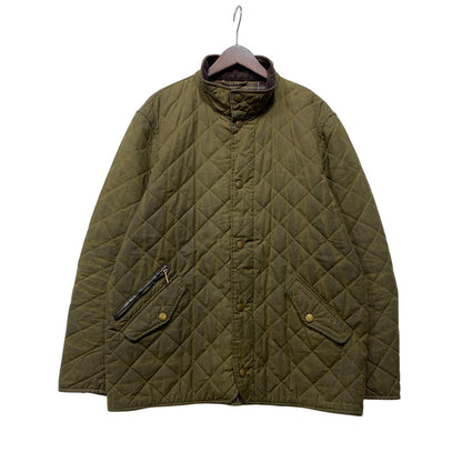 【現状渡し品】【メンズ】 BARBOUR バーブァー MWX0611OL71 15AW CHELSEA WAXED QUILTED JACKET チェルシー ワックスド キルティング ジャケット アウター 144-260915-cs-08-izu サイズ：XL カラー：カーキ 万代Net店