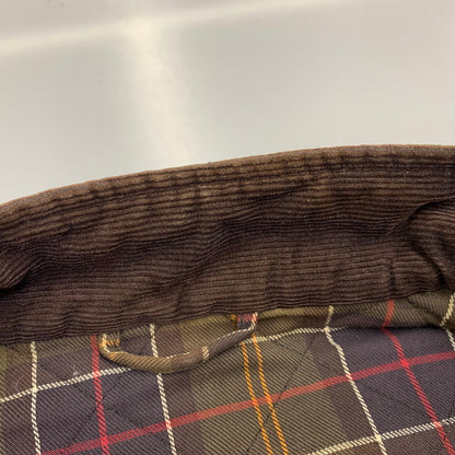 【現状渡し品】【メンズ】 BARBOUR バーブァー MWX0611OL71 15AW CHELSEA WAXED QUILTED JACKET チェルシー ワックスド キルティング ジャケット アウター 144-260915-cs-08-izu サイズ：XL カラー：カーキ 万代Net店