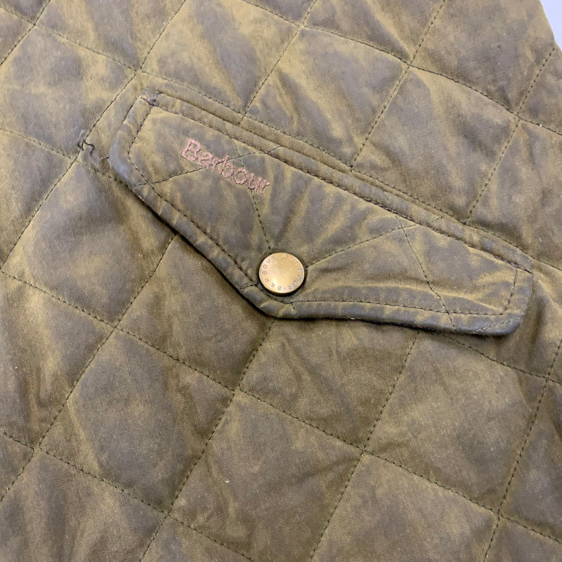 【現状渡し品】【メンズ】 BARBOUR バーブァー MWX0611OL71 15AW CHELSEA WAXED QUILTED JACKET チェルシー ワックスド キルティング ジャケット アウター 144-260915-cs-08-izu サイズ：XL カラー：カーキ 万代Net店