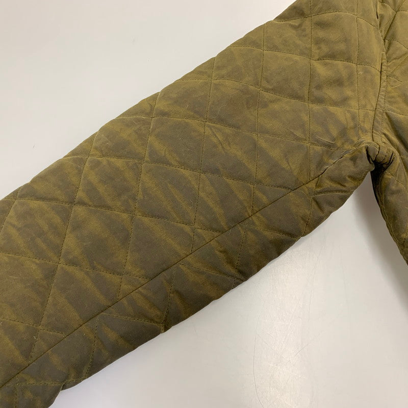 【現状渡し品】【メンズ】 BARBOUR バーブァー MWX0611OL71 15AW CHELSEA WAXED QUILTED JACKET チェルシー ワックスド キルティング ジャケット アウター 144-260915-cs-08-izu サイズ：XL カラー：カーキ 万代Net店