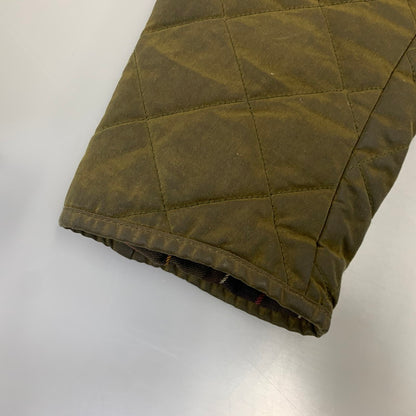 【現状渡し品】【メンズ】 BARBOUR バーブァー MWX0611OL71 15AW CHELSEA WAXED QUILTED JACKET チェルシー ワックスド キルティング ジャケット アウター 144-260915-cs-08-izu サイズ：XL カラー：カーキ 万代Net店
