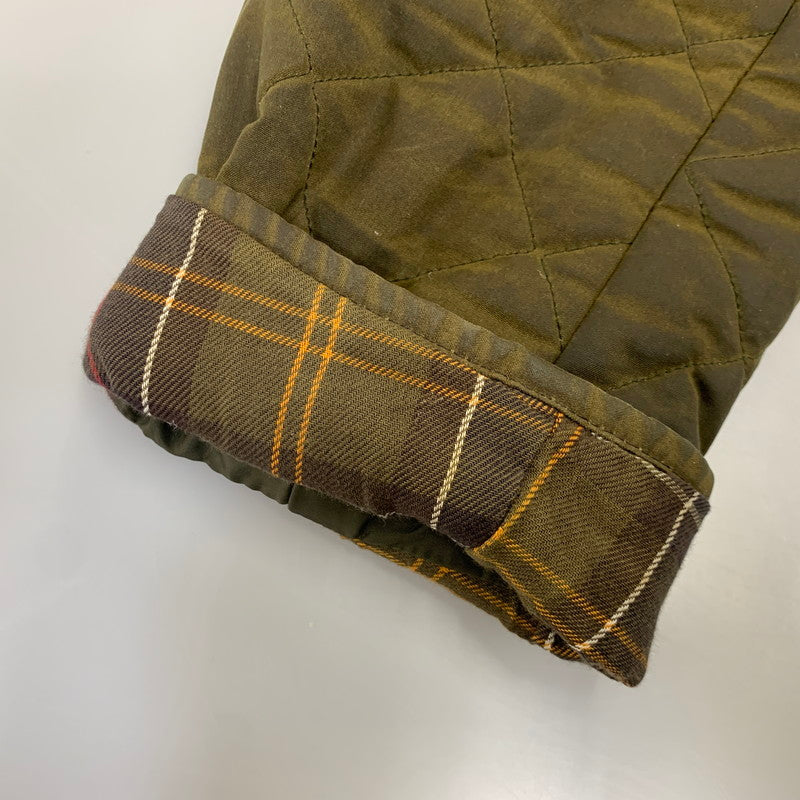 【現状渡し品】【メンズ】 BARBOUR バーブァー MWX0611OL71 15AW CHELSEA WAXED QUILTED JACKET チェルシー ワックスド キルティング ジャケット アウター 144-260915-cs-08-izu サイズ：XL カラー：カーキ 万代Net店