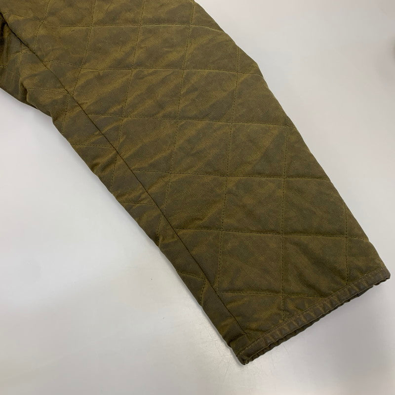【現状渡し品】【メンズ】 BARBOUR バーブァー MWX0611OL71 15AW CHELSEA WAXED QUILTED JACKET チェルシー ワックスド キルティング ジャケット アウター 144-260915-cs-08-izu サイズ：XL カラー：カーキ 万代Net店