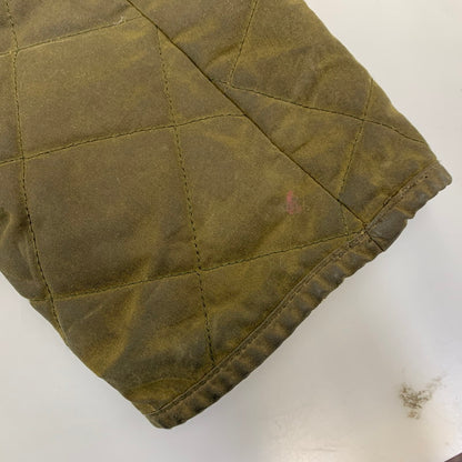 【現状渡し品】【メンズ】 BARBOUR バーブァー MWX0611OL71 15AW CHELSEA WAXED QUILTED JACKET チェルシー ワックスド キルティング ジャケット アウター 144-260915-cs-08-izu サイズ：XL カラー：カーキ 万代Net店