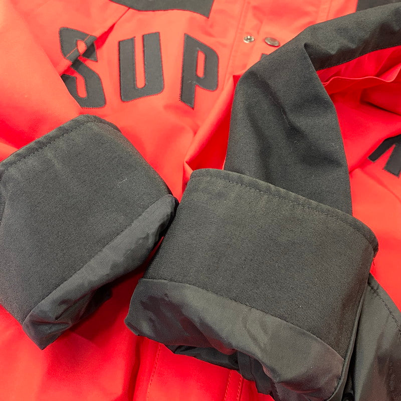 【中古品】【メンズ】 SUPREME シュプリーム× THE NORTH FACE ザ・ノースフェイス NF0A3VMM 19SS ARC LOGO MOUNTAIN PARKA アークロゴ マウンテンパーカー アウター 149-260915-ya-03-izu サイズ：L カラー：レッド 万代Net店