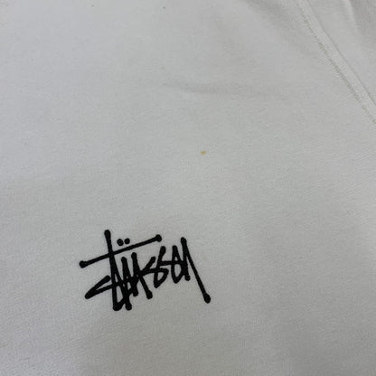 【中古品】【メンズ】 STUSSY ステューシー 1915001 BASIC STUSSY PIGMENT CREW SWEATSHIRT ベーシック ステューシー ピグメント クルー スウェットシャツ トップス 長袖 142-260915-cs-09-izu サイズ：L カラー：ホワイト 万代Net店