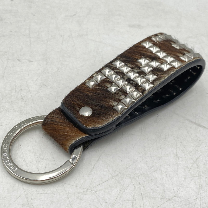 【中古品】【メンズ/レディース】 SUPREME シュプリーム× HOLLYWOOD TRADING COMPANY ハリウッド・トレーディング・カンパニー 23SS HTC STUDDED KEYCHAIN スタッド キーチェーン アクセサリー 192-260915-ya-11-izu カラー：ブラウン×シルバー 万代Net店