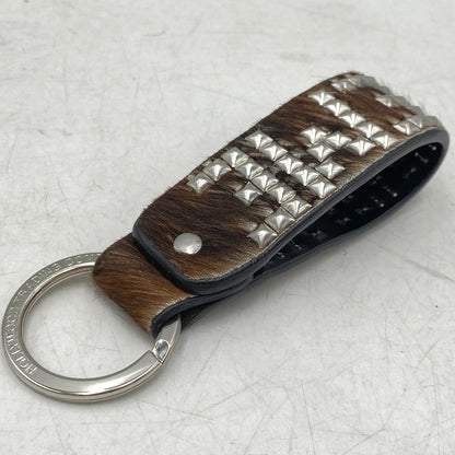 【中古品】【メンズ/レディース】 SUPREME シュプリーム× HOLLYWOOD TRADING COMPANY ハリウッド・トレーディング・カンパニー 23SS HTC STUDDED KEYCHAIN スタッド キーチェーン アクセサリー 192-260915-ya-11-izu カラー：ブラウン×シルバー 万代Net店