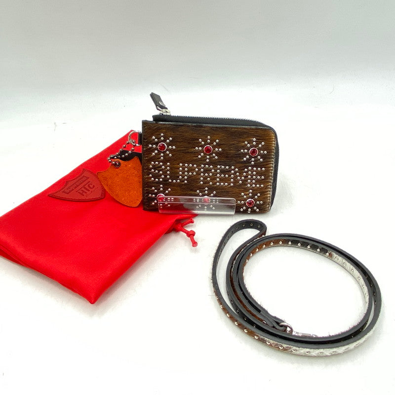 【中古品】【メンズ/レディース】 SUPREME シュプリーム× HOLLYWOOD TRADING COMPANY ハリウッド・トレーディング・カンパニー 23SS HTC STUDDED WALLET スタッド ウォレット 財布 200-260915-ya-10-izu カラー：ブラウン 万代Net店