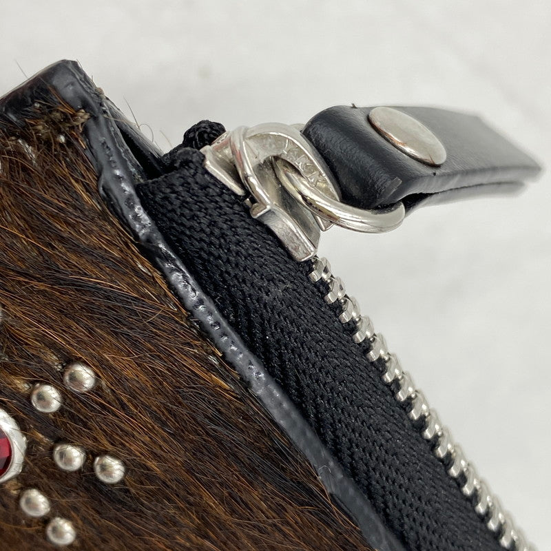 【中古品】【メンズ/レディース】 SUPREME シュプリーム× HOLLYWOOD TRADING COMPANY ハリウッド・トレーディング・カンパニー 23SS HTC STUDDED WALLET スタッド ウォレット 財布 200-260915-ya-10-izu カラー：ブラウン 万代Net店