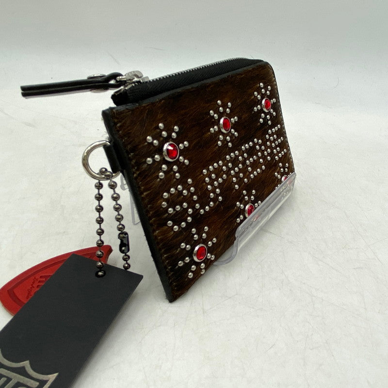 【中古品】【メンズ/レディース】 SUPREME シュプリーム× HOLLYWOOD TRADING COMPANY ハリウッド・トレーディング・カンパニー 23SS HTC STUDDED WALLET スタッド ウォレット 財布 200-260915-ya-10-izu カラー：ブラウン 万代Net店