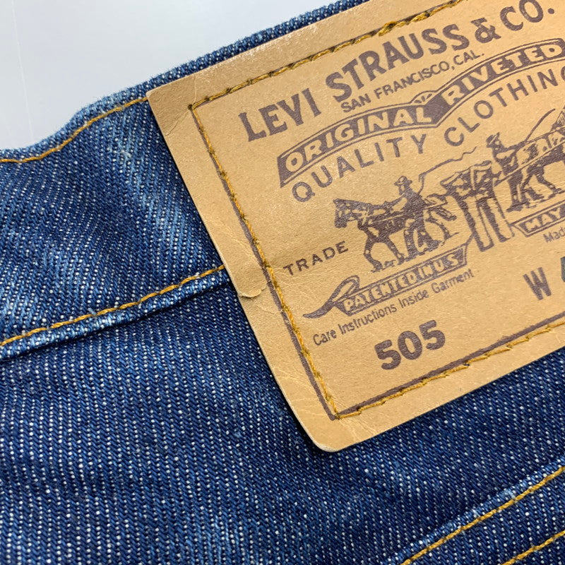 【中古品】【メンズ】 LEVI'S リーバイス 20505-0217 刻印698 オレンジタブ USA製 505 DENIM PANTS デニムパンツ ボトムス 157-261009-sm-03-izu サイズ：42×30 カラー：ブルー 万代Net店