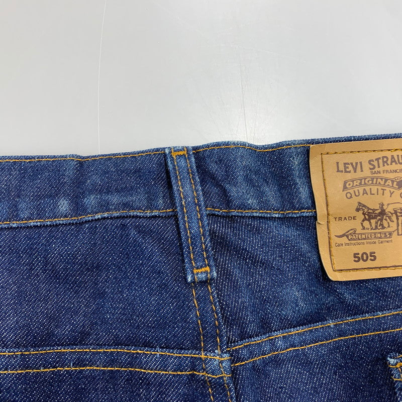 【中古品】【メンズ】 LEVI'S リーバイス 20505-0217 刻印698 オレンジタブ USA製 505 DENIM PANTS デニムパンツ ボトムス 157-261009-sm-03-izu サイズ：42×30 カラー：ブルー 万代Net店