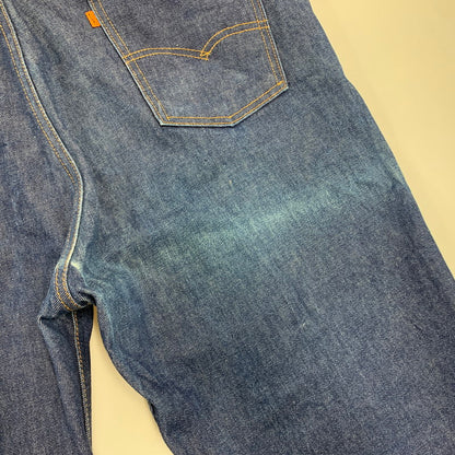 【中古品】【メンズ】 LEVI'S リーバイス 20505-0217 刻印698 オレンジタブ USA製 505 DENIM PANTS デニムパンツ ボトムス 157-261009-sm-03-izu サイズ：42×30 カラー：ブルー 万代Net店