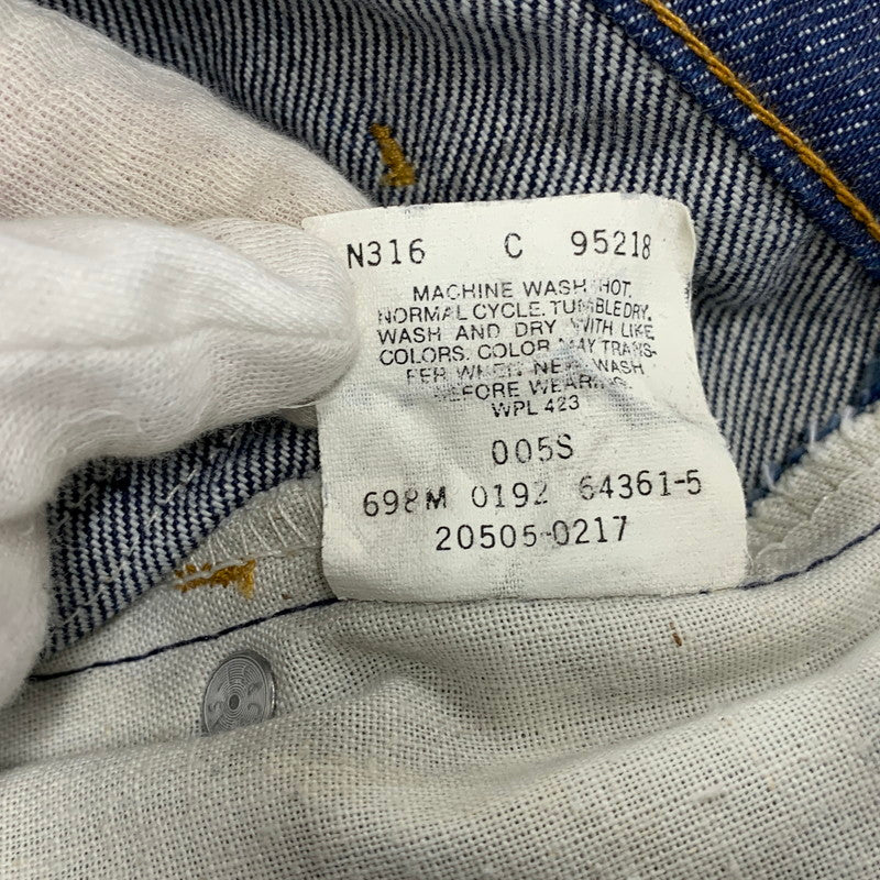 【中古品】【メンズ】 LEVI'S リーバイス 20505-0217 刻印698 オレンジタブ USA製 505 DENIM PANTS デニムパンツ ボトムス 157-261009-sm-03-izu サイズ：42×30 カラー：ブルー 万代Net店