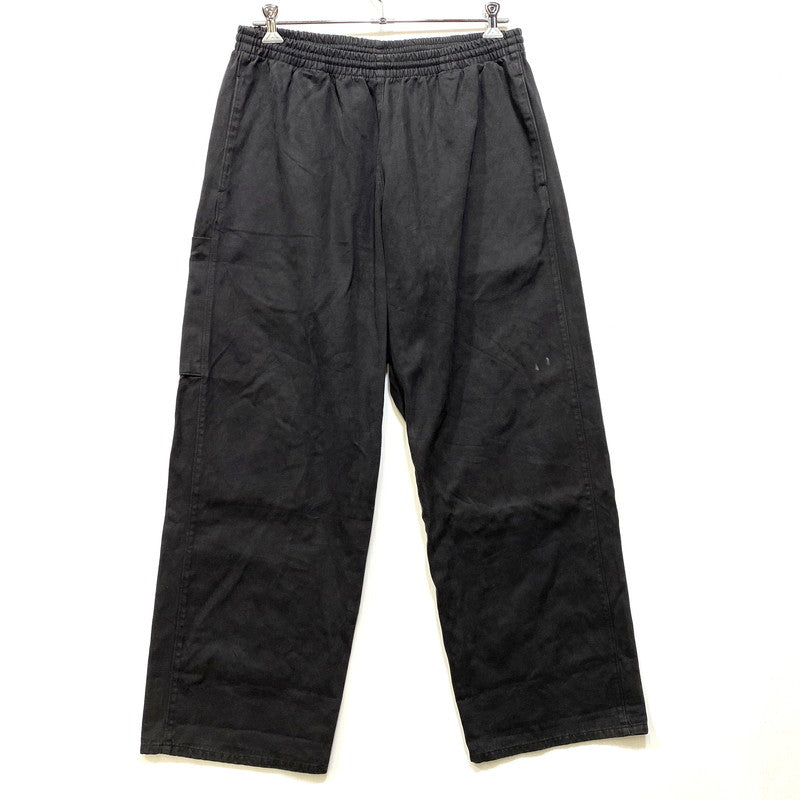 【中古品】【メンズ】 YEEZY GAP イージー ギャップ × ENGINEERED BY BALENCIAGA エンジニアド バイ バレンシアガ SATEEN PANT サテン パンツ 153-260917-as-07-izu サイズ：XL カラー：ブラック 万代Net店